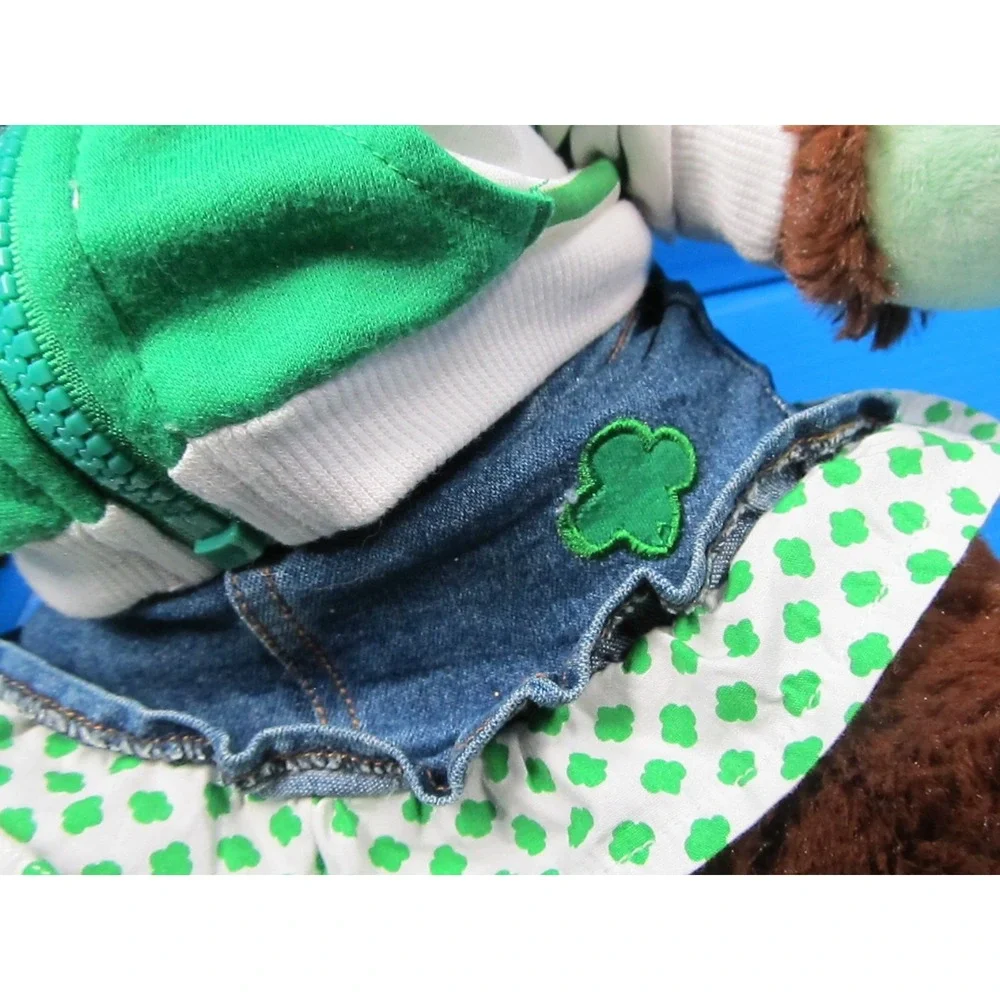 BUILD A BEAR  GIRL SCOUT Lot of 2 Bears w/Outfits Plush Thin Mint & 100th Anniv